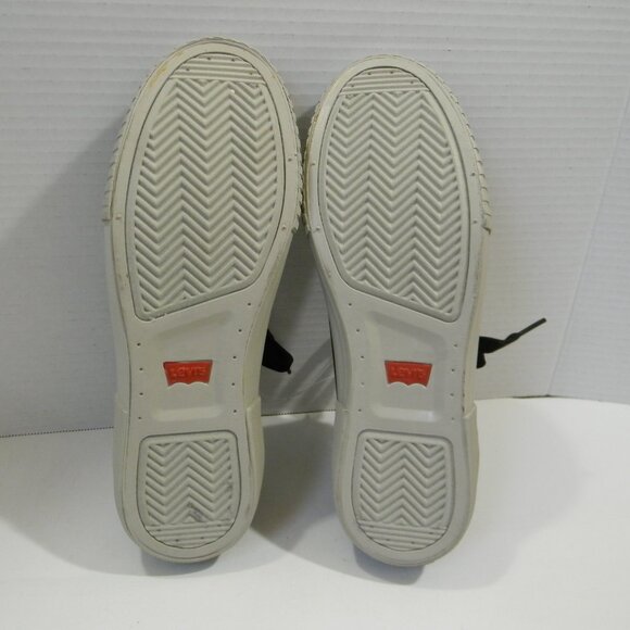 Levi's Black Faux Leather Sneakers NWOT - Picture 6 of 9